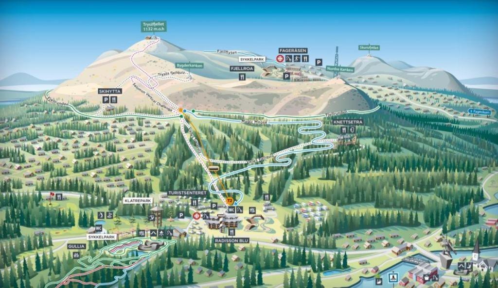Håvi Solsiden Trysil en koselig hytte - ski in og ski out Eksteriør bilde