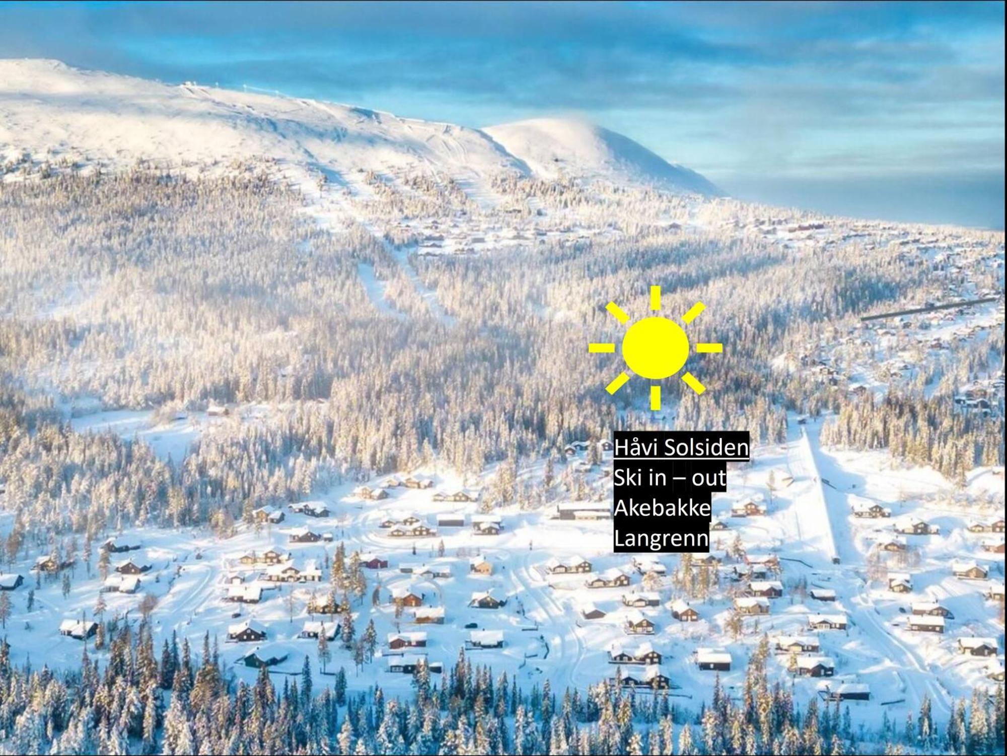 Håvi Solsiden Trysil en koselig hytte - ski in og ski out Eksteriør bilde